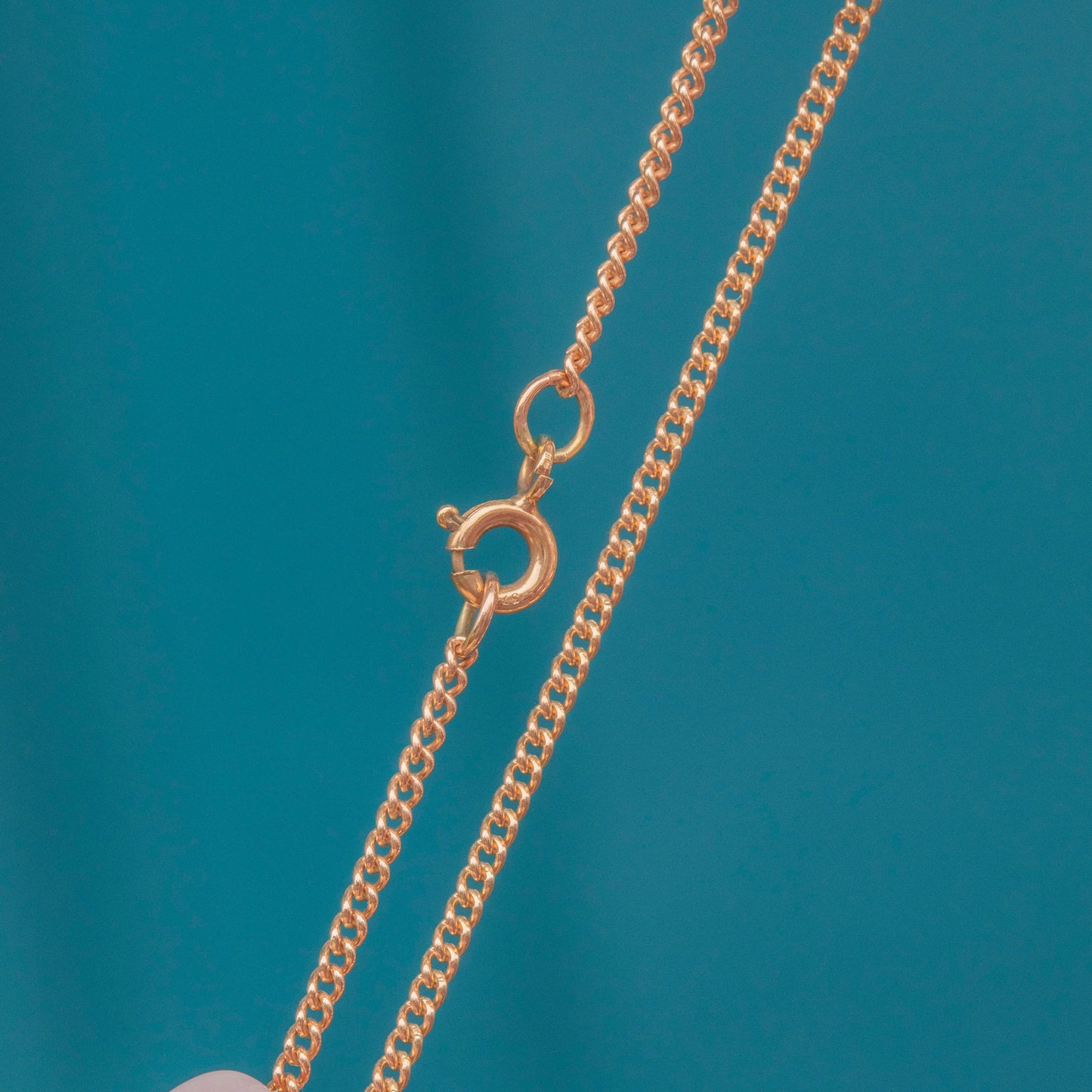 16 9ct Rose Gold Skinny Pendant Chain