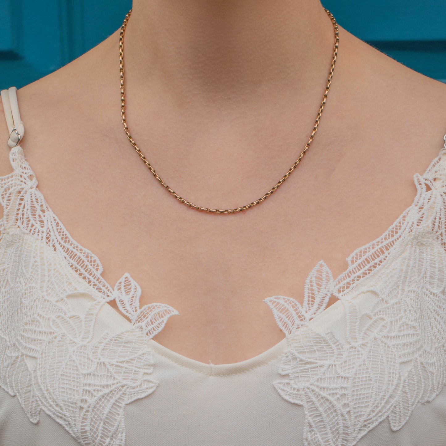 17 Antique 9ct Gold Belcher Chain