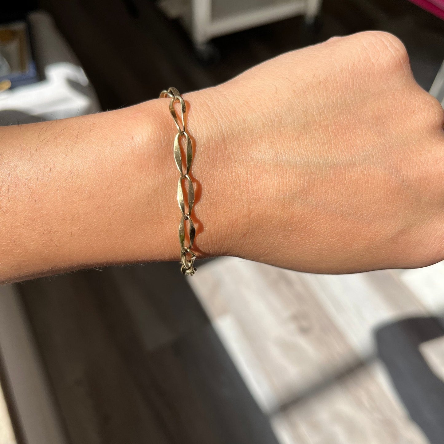 Oval Link Bracelet, 14kt