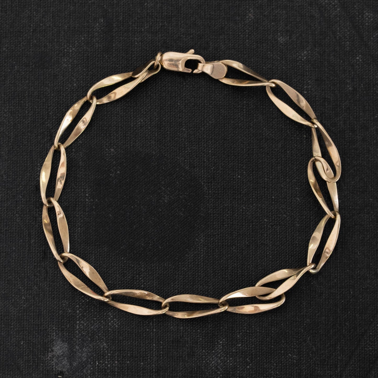 Oval Link Bracelet, 14kt