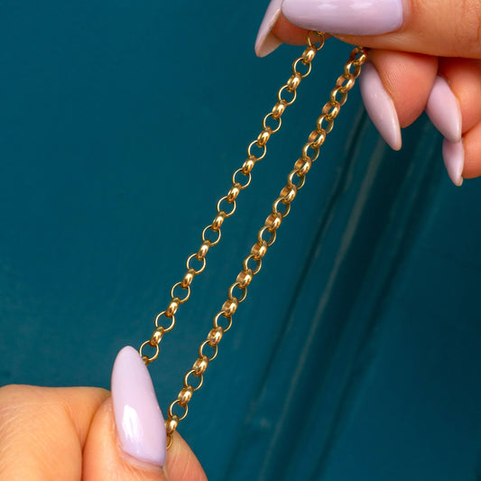16 Victorian 9ct Gold Belcher Chain (7.6g)