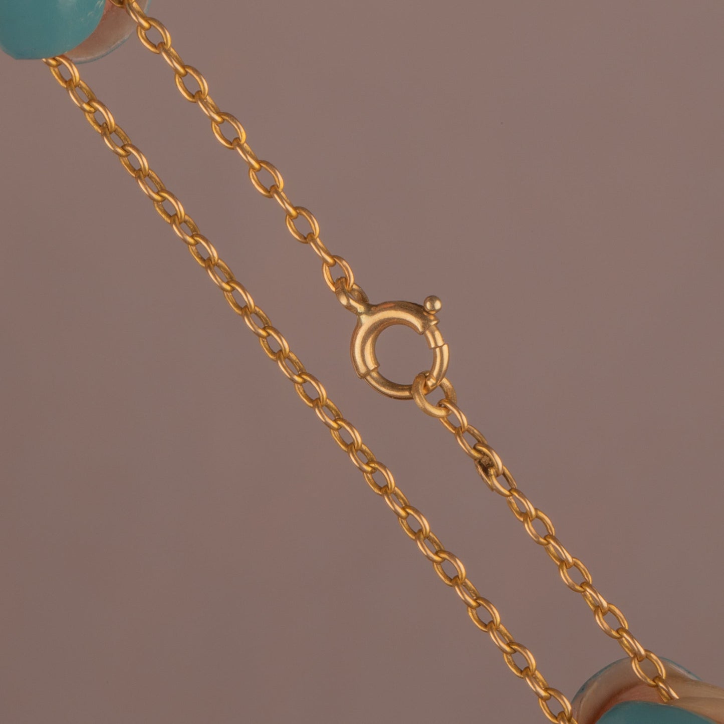 18 Antique 9ct Gold Belcher Chain, 7g